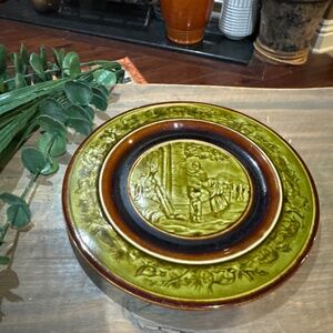 French majolica plate works of Hippolyte Boulenger & Cie, circa 1880s.